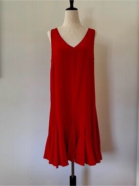 club monaco lynndalyn dress Club Monaco Lynndalyn Short Sleeve Faux Wrap Skirt Dress Size 10